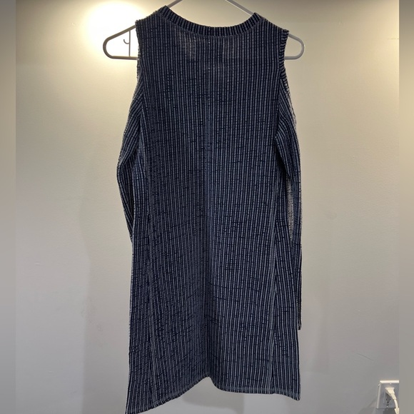 Anthropologie By Sol Angeles Textured Knit Open-Shoulder Dress - Picture 7 of 9